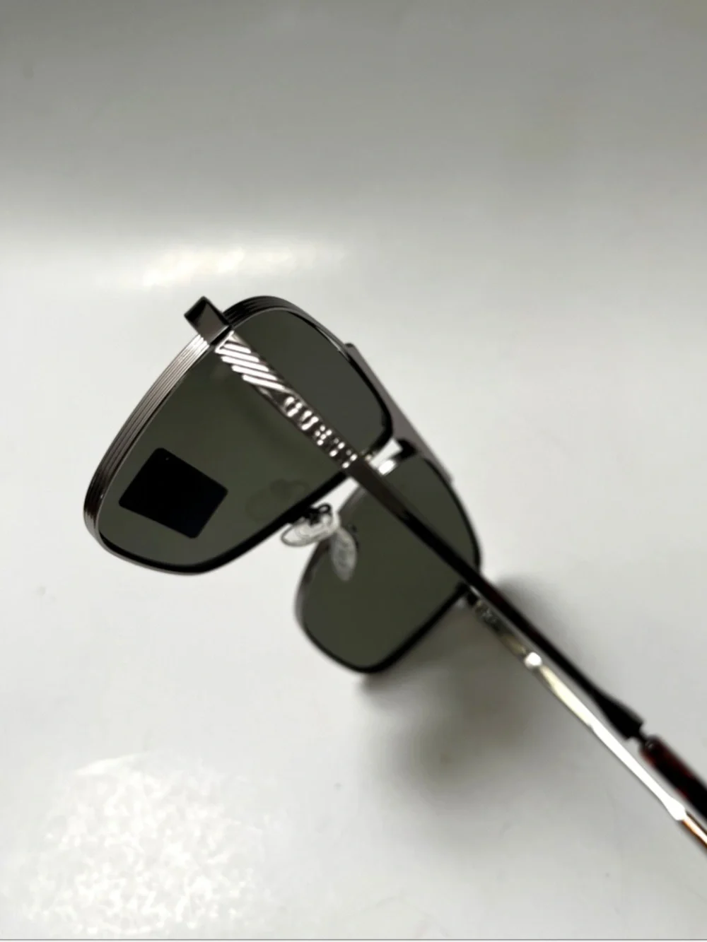 New GUESS Aviator Sunglasses GO00052 Metal Silver Classic Tortoise Leg